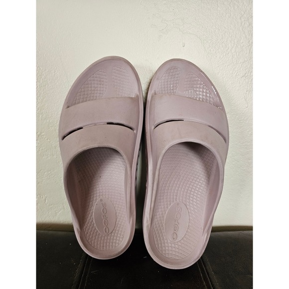 OOFOS Stardust Oomega Ooahh Platformed Feet Friendly Comfy Sandals sz 7 - Picture 3 of 9